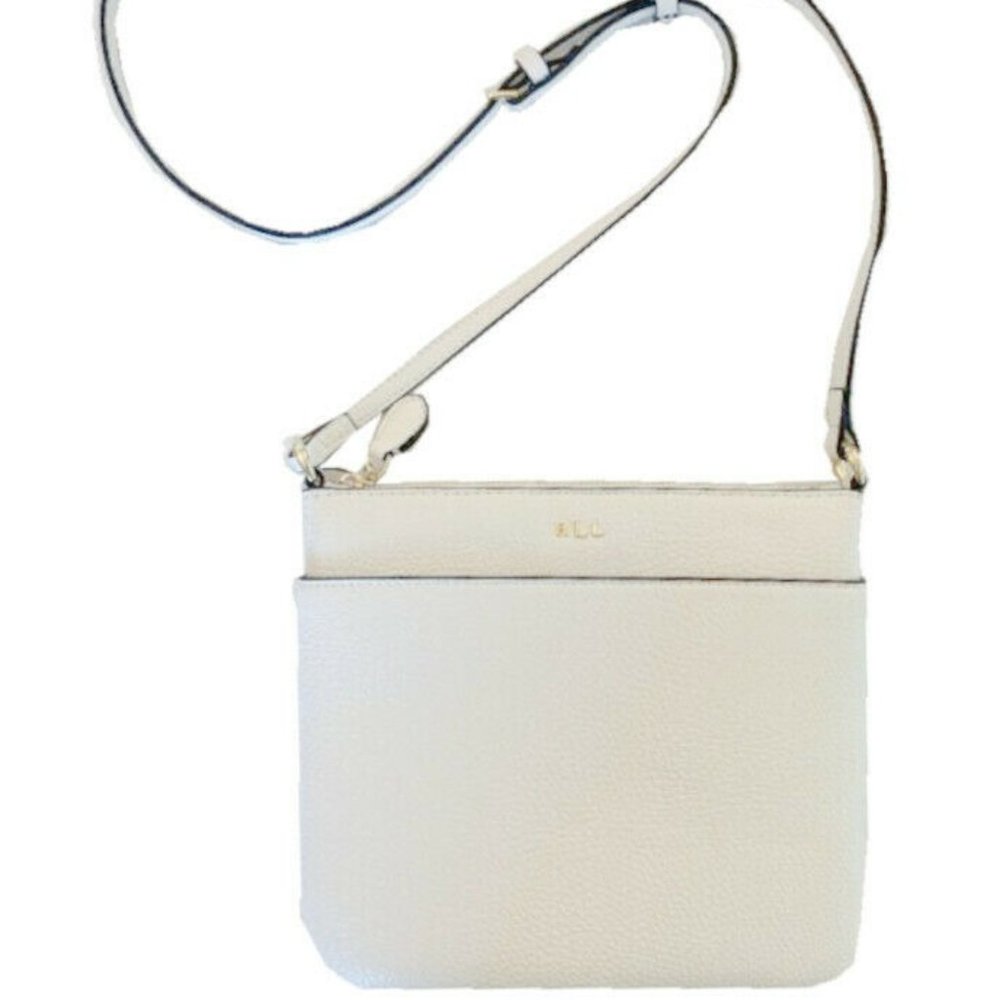 Ralph Lauren Crossbody Bag White Cream Color